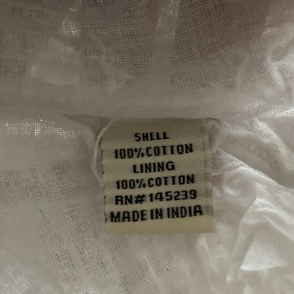 Sim & Sam Tan Cotton Sleeveless Smocked Gingham Dress Size Large - Picture 4 of 7